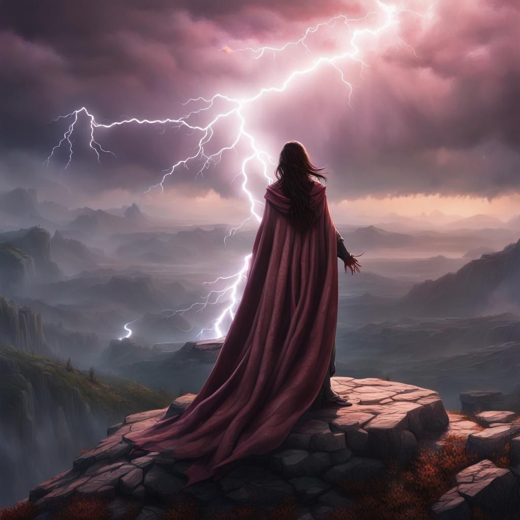 Mystic Stormweaver on Mountain Peak