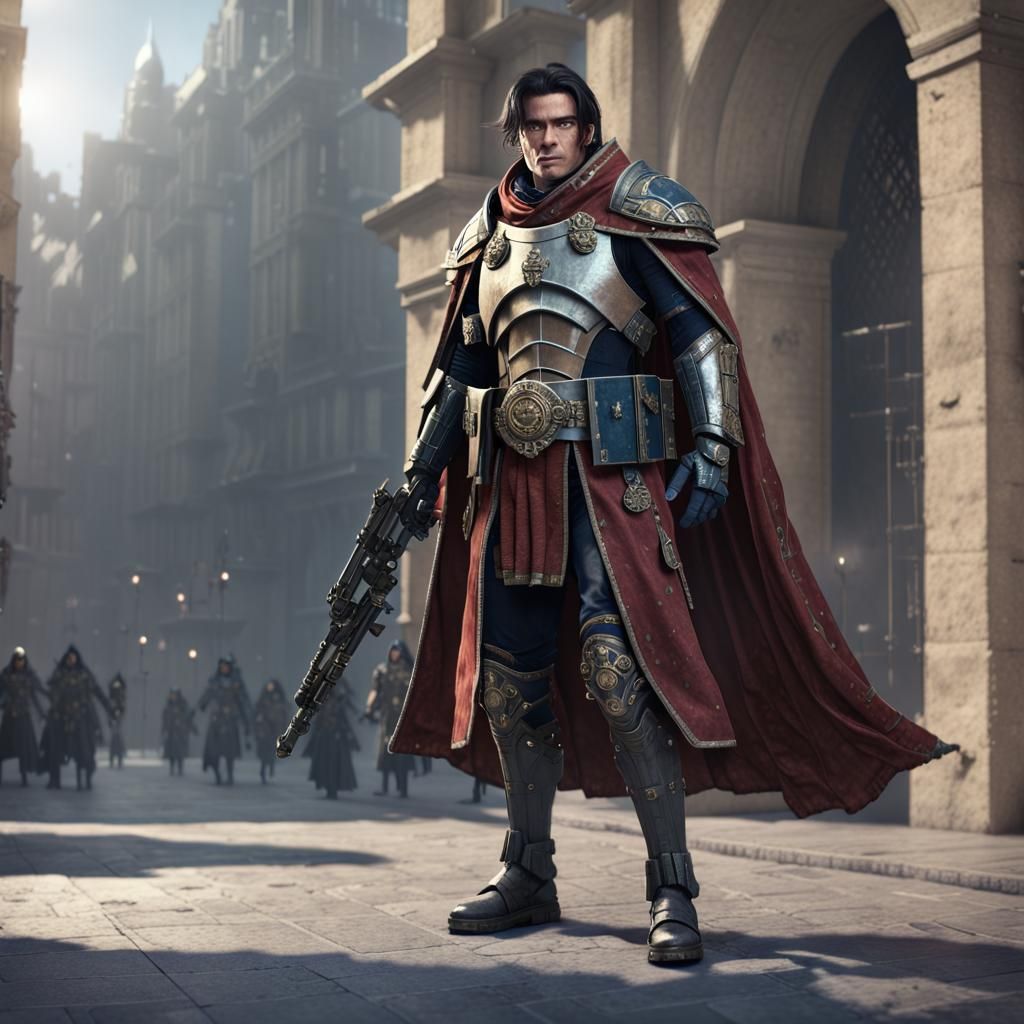 Cybergoth Rogue Trader in Imperial City