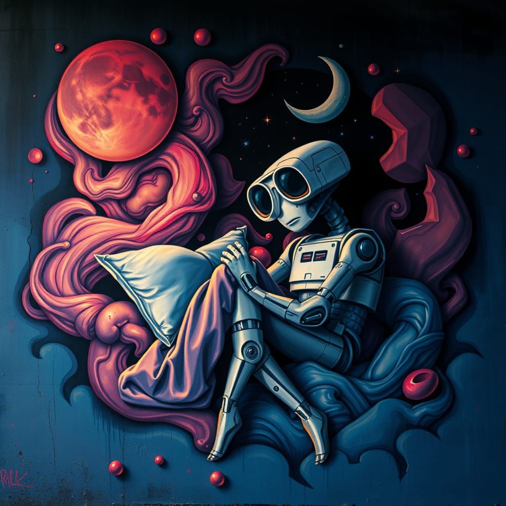 Surreal Art of Slumber: Where Past and Future Collide