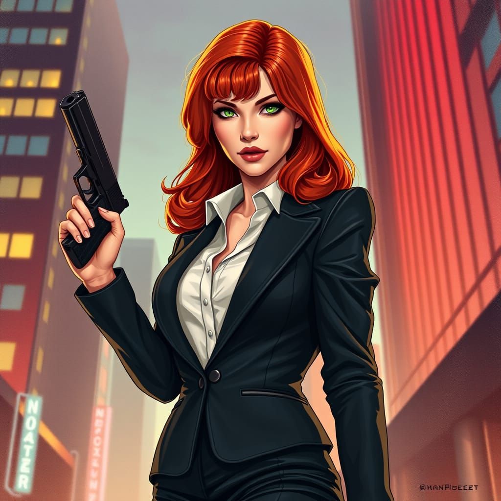 Detective John McClane in Die Hard as a beautiful feminine woman