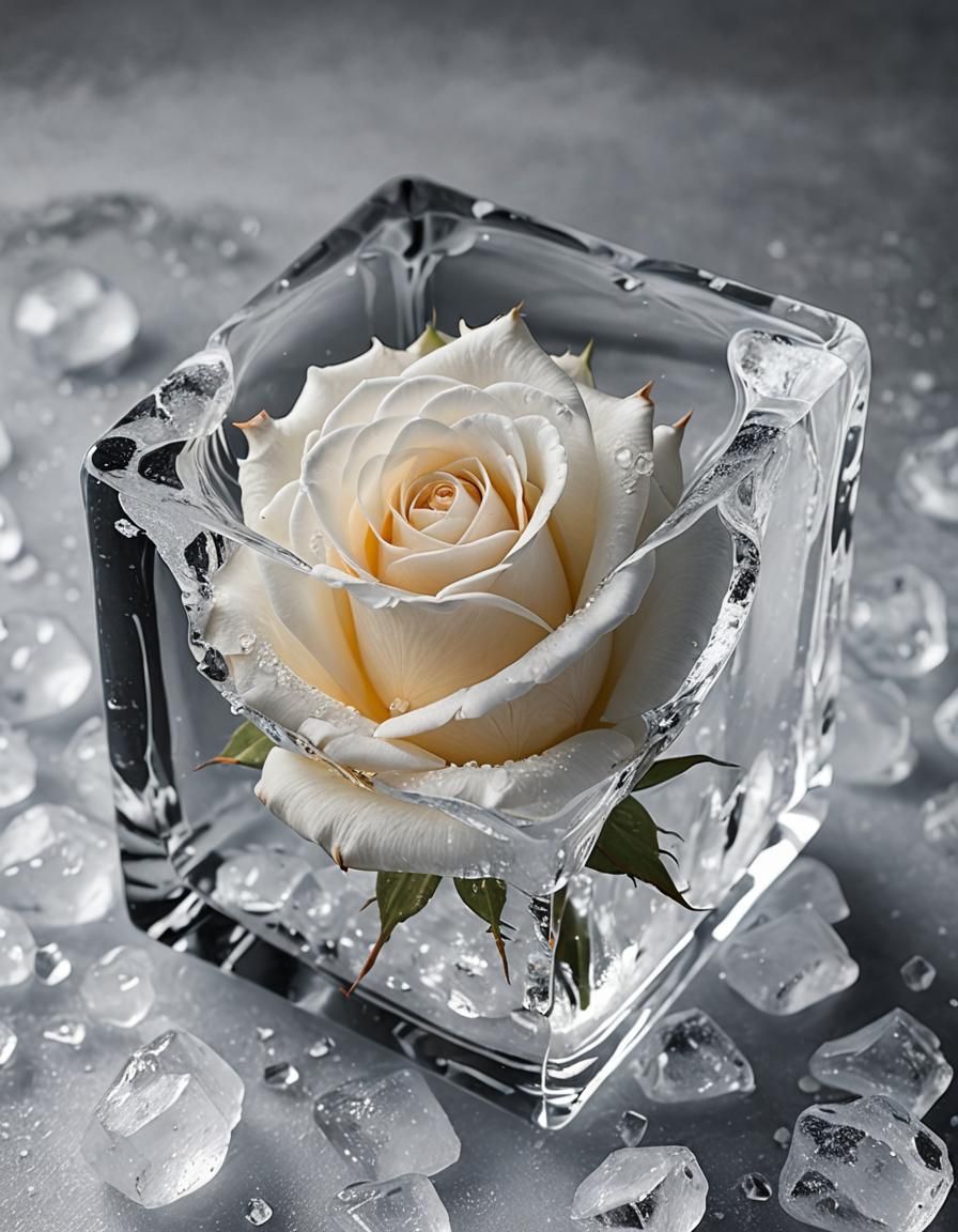 Fragile Winter Bloom Unfolds