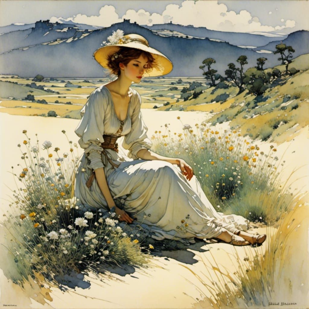 Surreal Elven Landscape Transports Viewer to Forgotten Realm