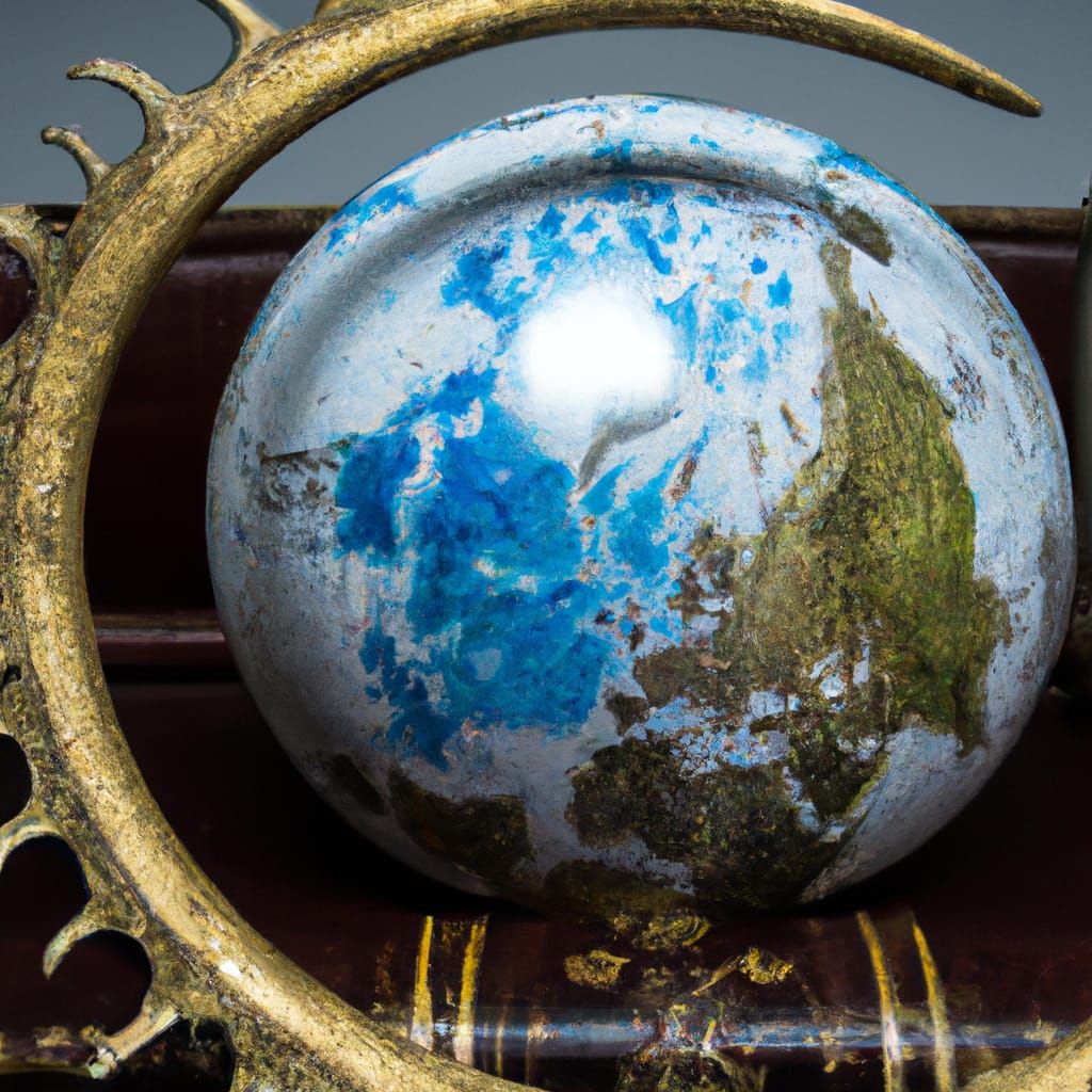 Surreal Fantasy World Suspended in Mid Air