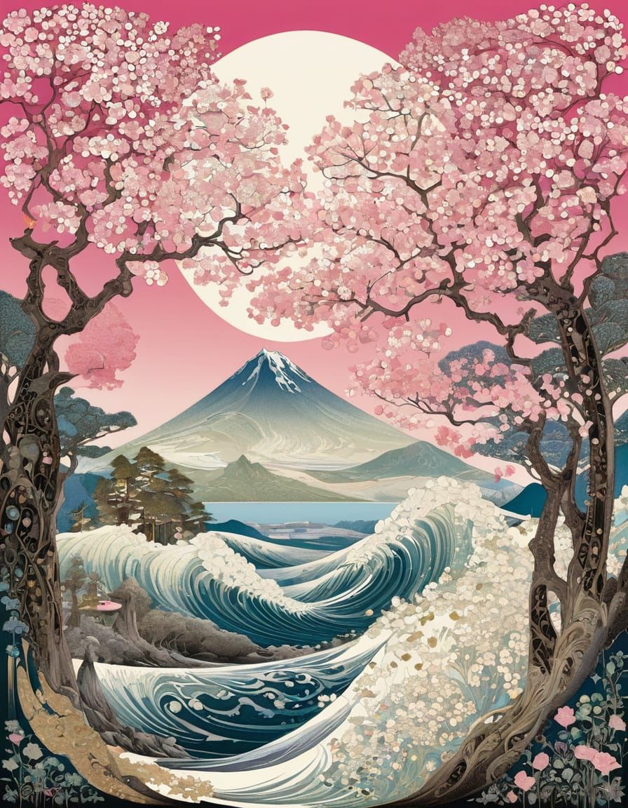 Dogwood Blossoms in Watercolor Botanical Illustration