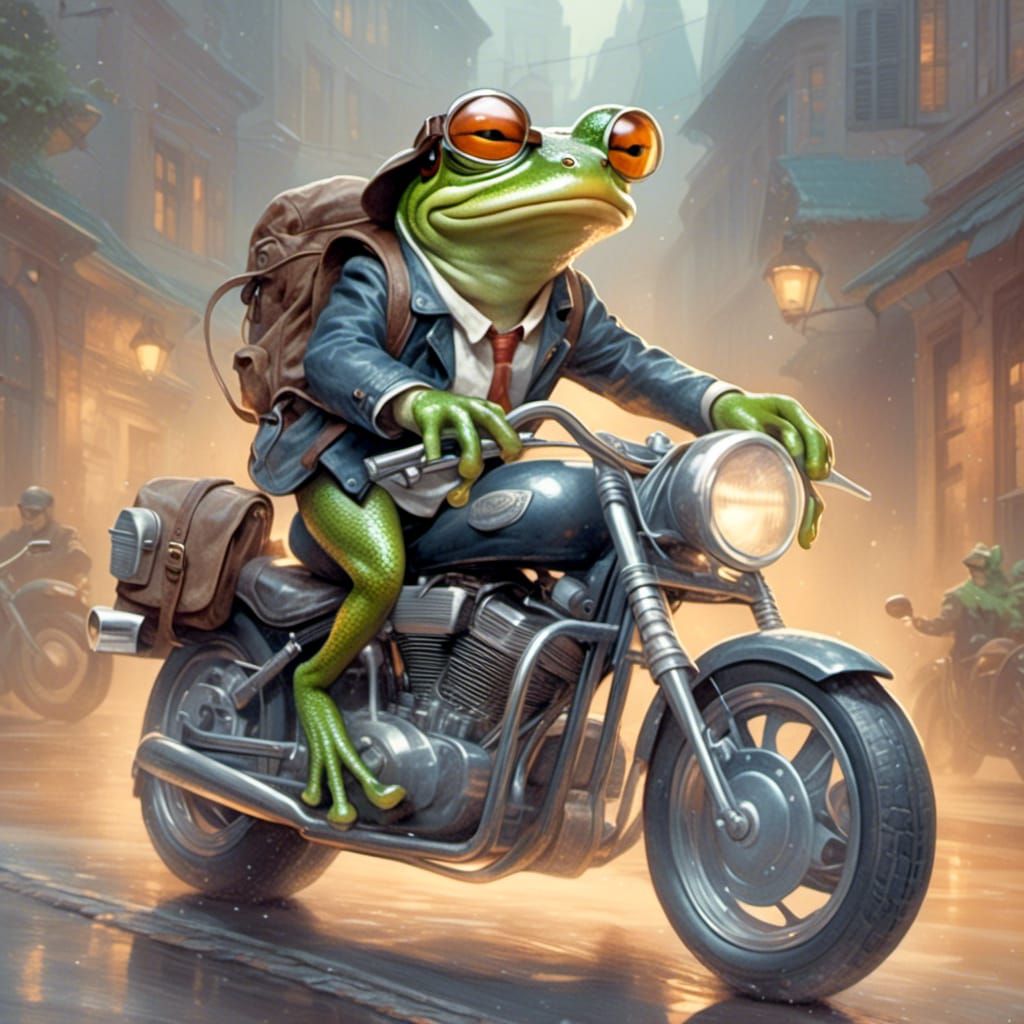 Biker Frog