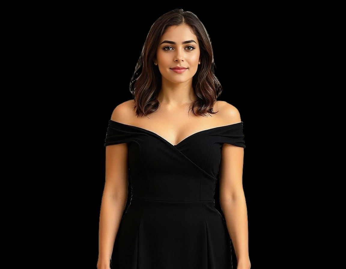 Elegant Woman at a Sunny Beach Club