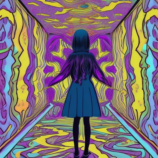 Surreal Vision in Cosmic Dreamscape