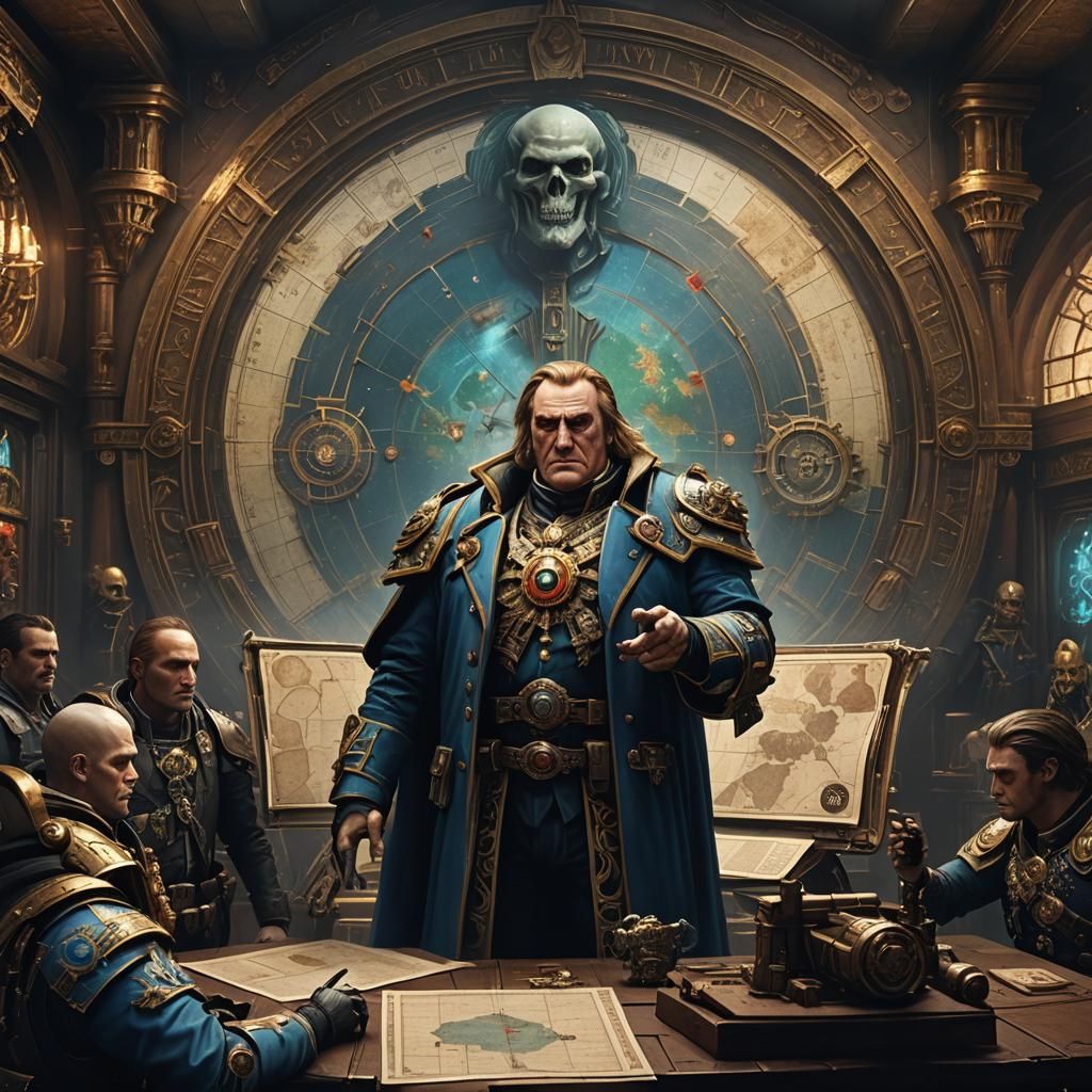 Rogue Trader Gerard Depardieu Maps Warhammer 40000 Horizons...