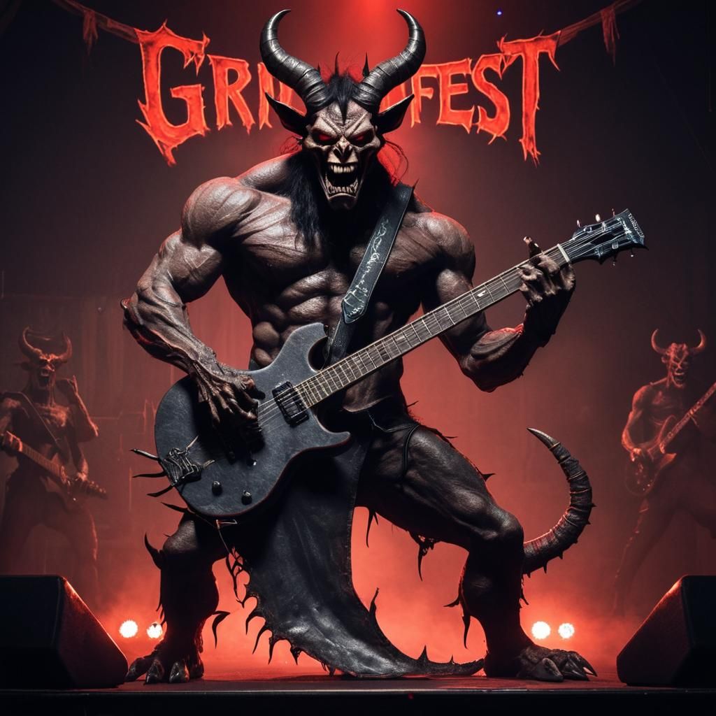 Heavy Metal Demon Shreds at Grimfest
