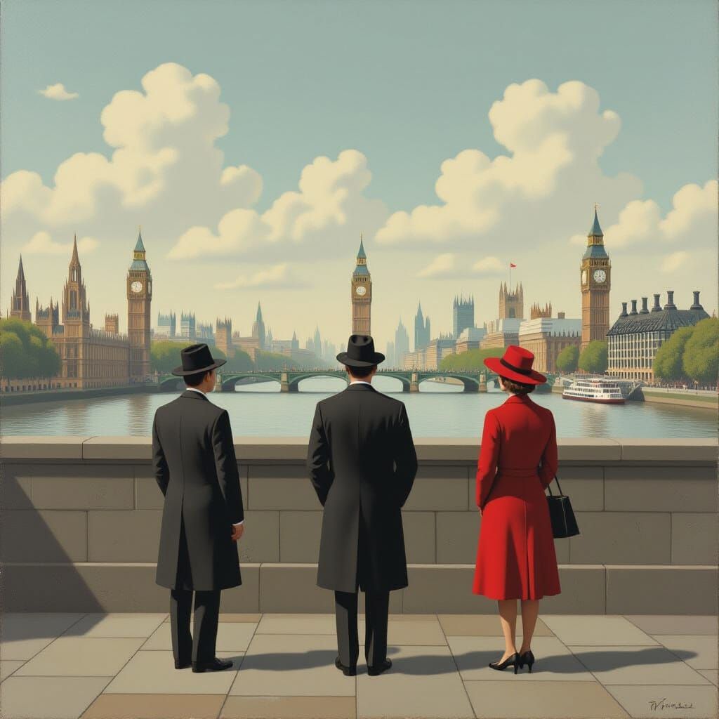 Surreal NHS Painting Evokes Wonder