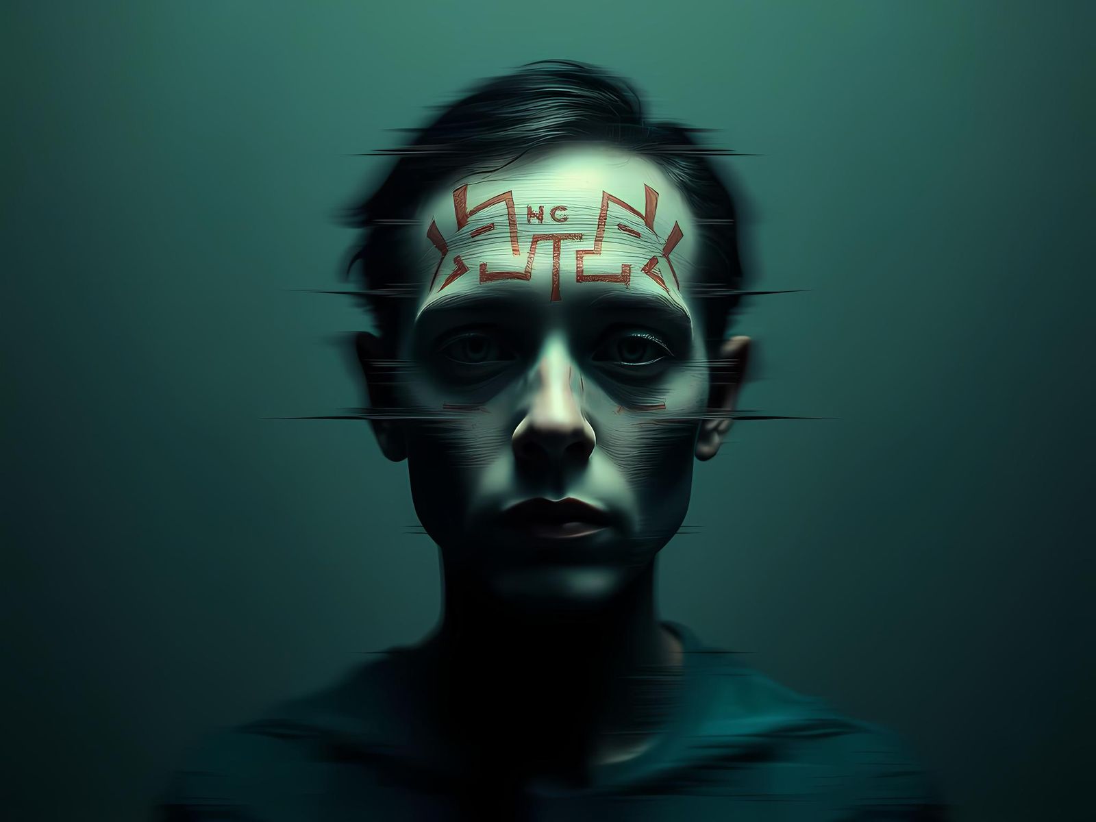 Mind-Bending Cog in a Haunted Cyberpunk Metropolis