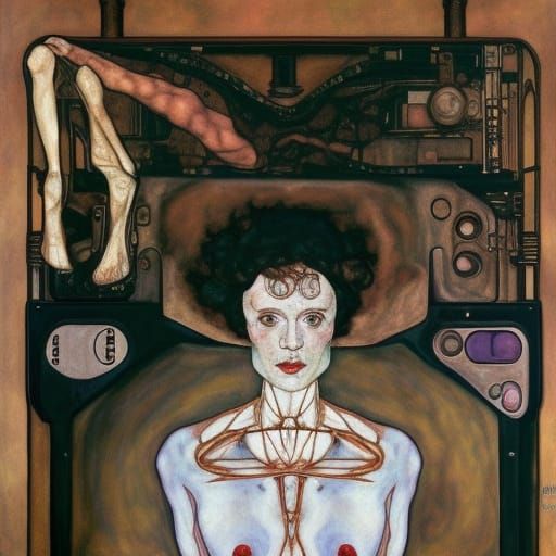 Cybernetic Beings in a Dreamlike Dystopia