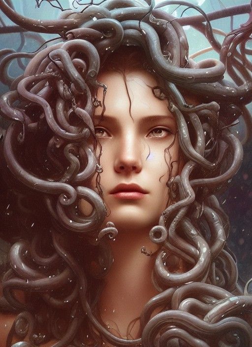 Medusa in Ethereal Harmony