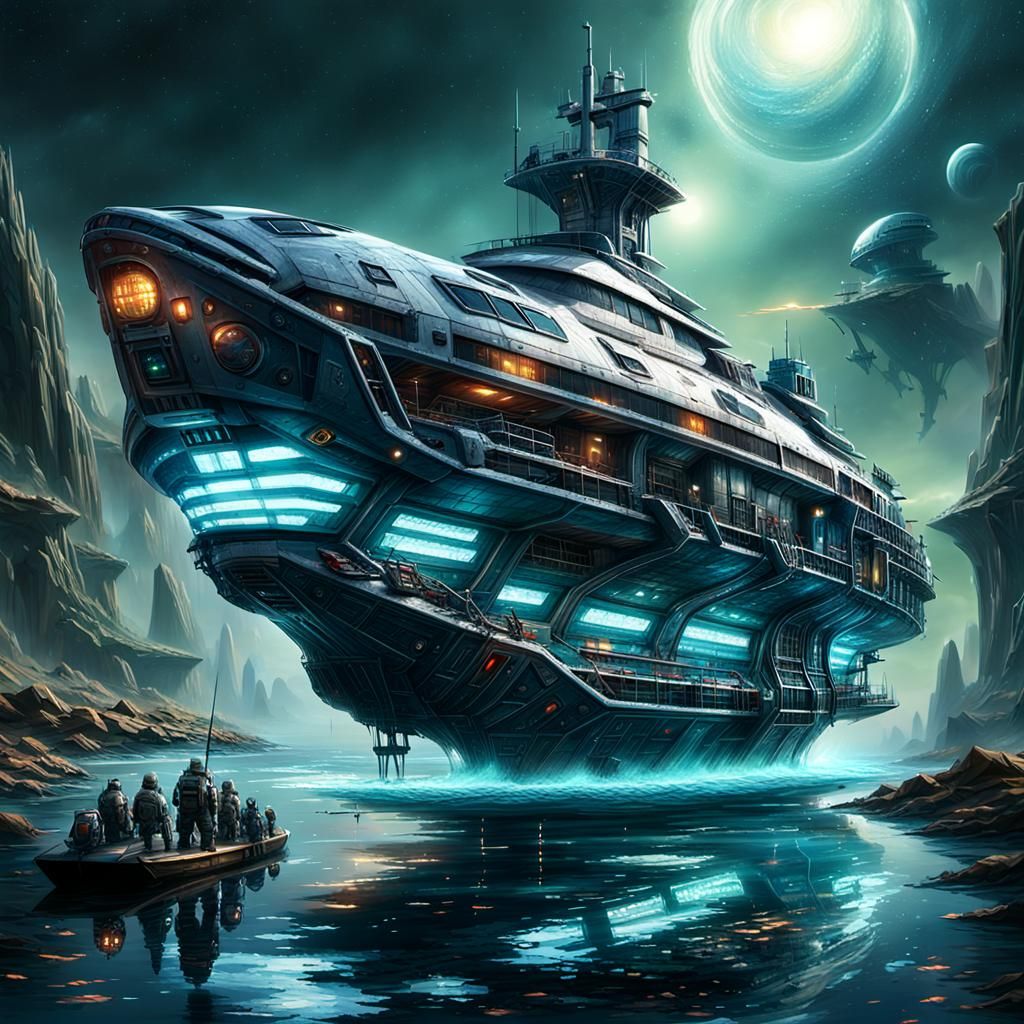 In water, in space....