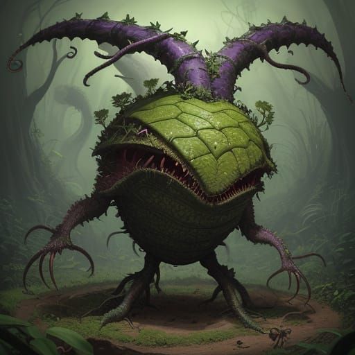 Voragrowl: A Monstrous Walking Venus Flytrap