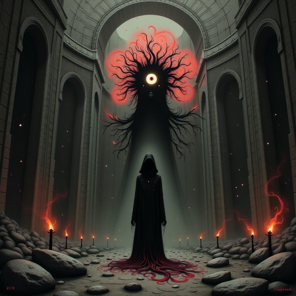 Seven Gates of Hell in Biomechanical Style