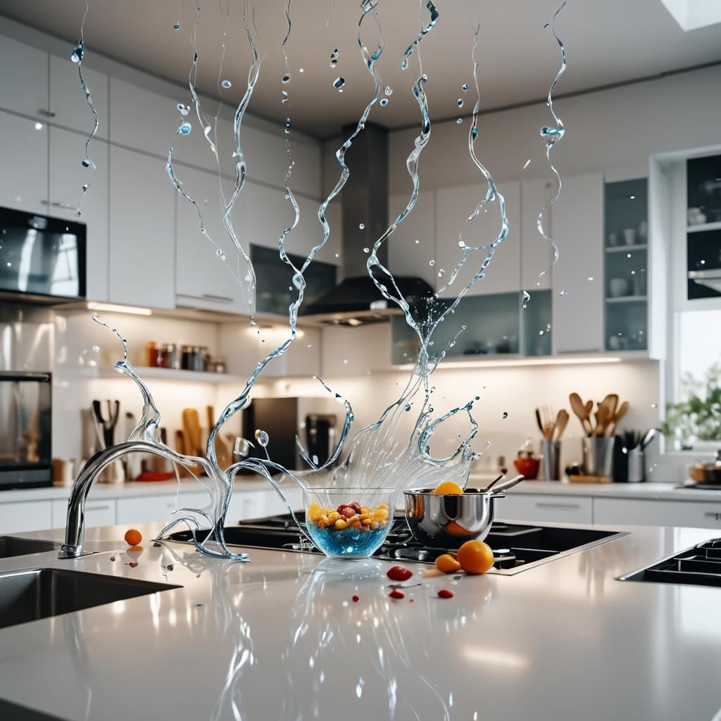 Modern Kitchen Transformed in a Flash of Magic