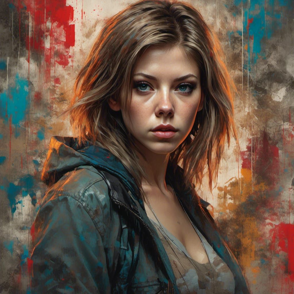 Anna Kendrick as James Bond in a 1990s Seattle Grunge-Style....