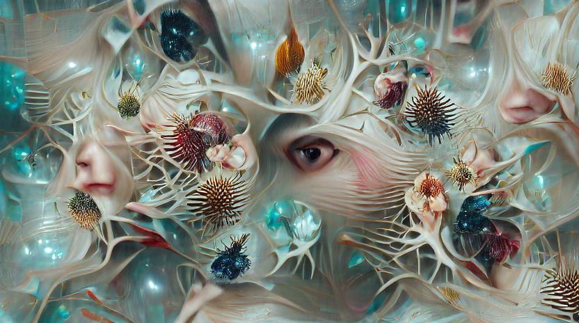 Whispers in a Glass Forest Painting