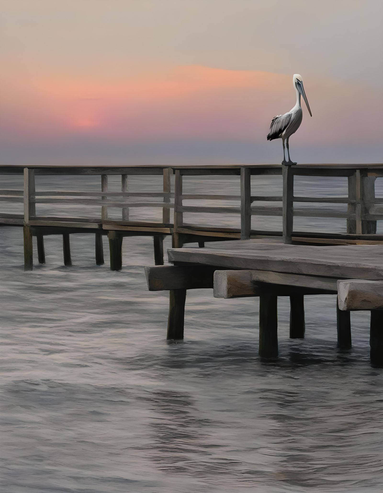 Sitting on the dock...
