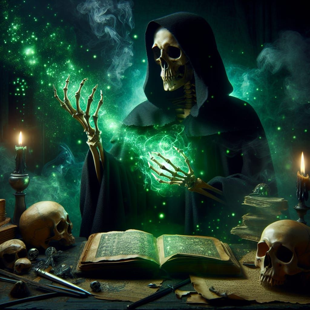 Dark Mage Summoning Forbidden Arts