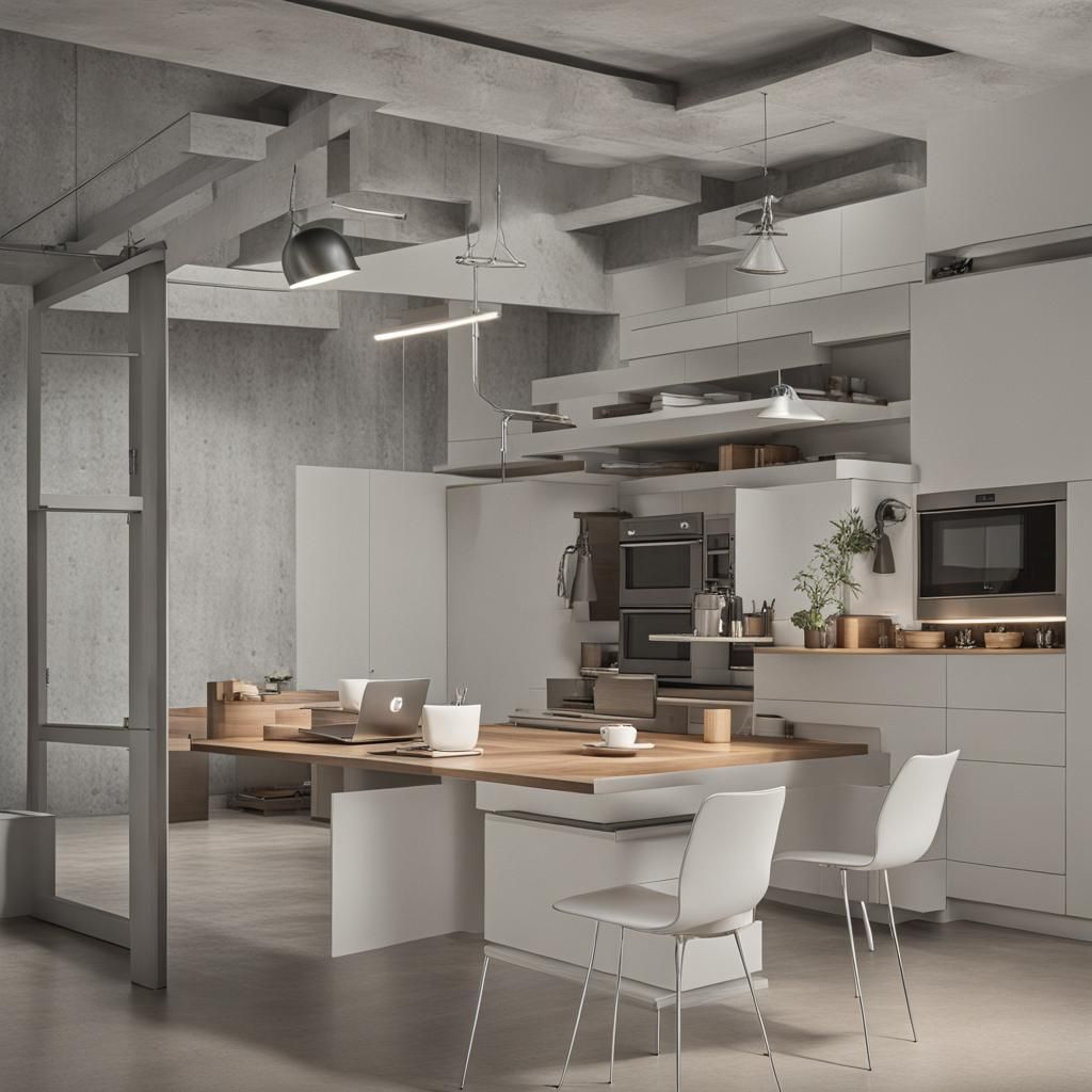 Binary Code Translates into Futuristic Cityscape in Neon