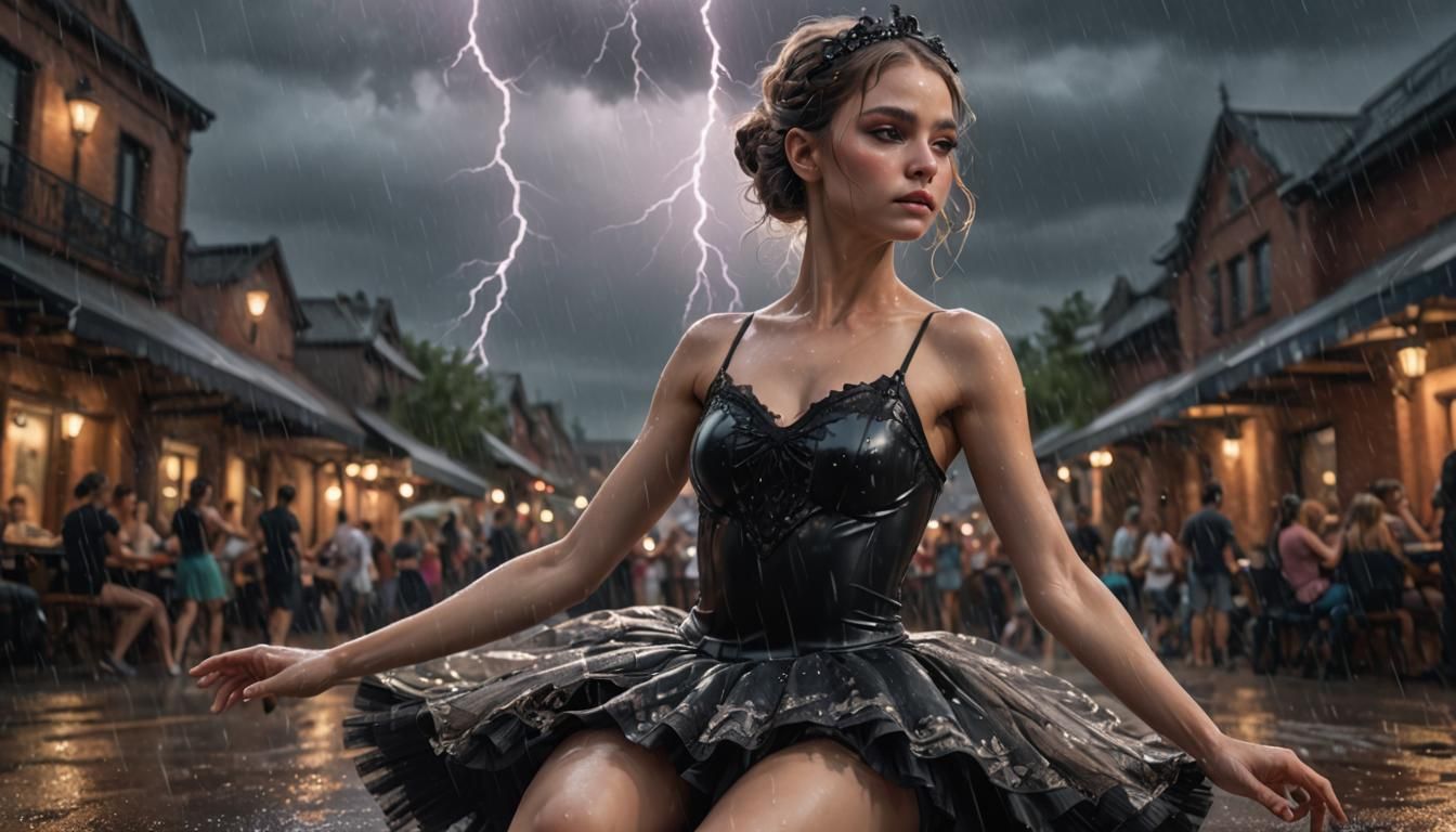 Bohemian Ballerina in a Thunderstorm
