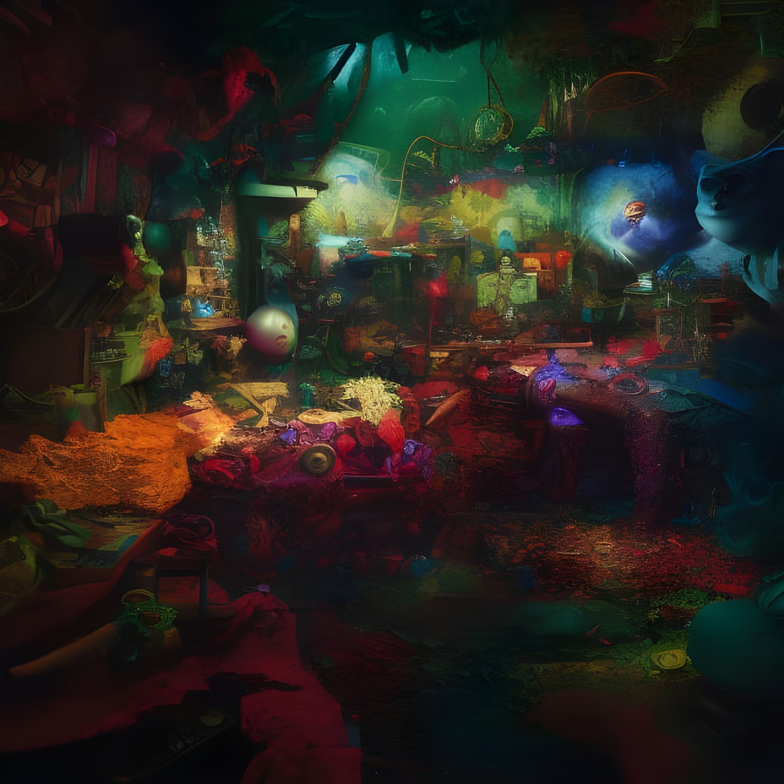 Ethereal Cityscapes with Bizarre Creatures and Elegant Reali...