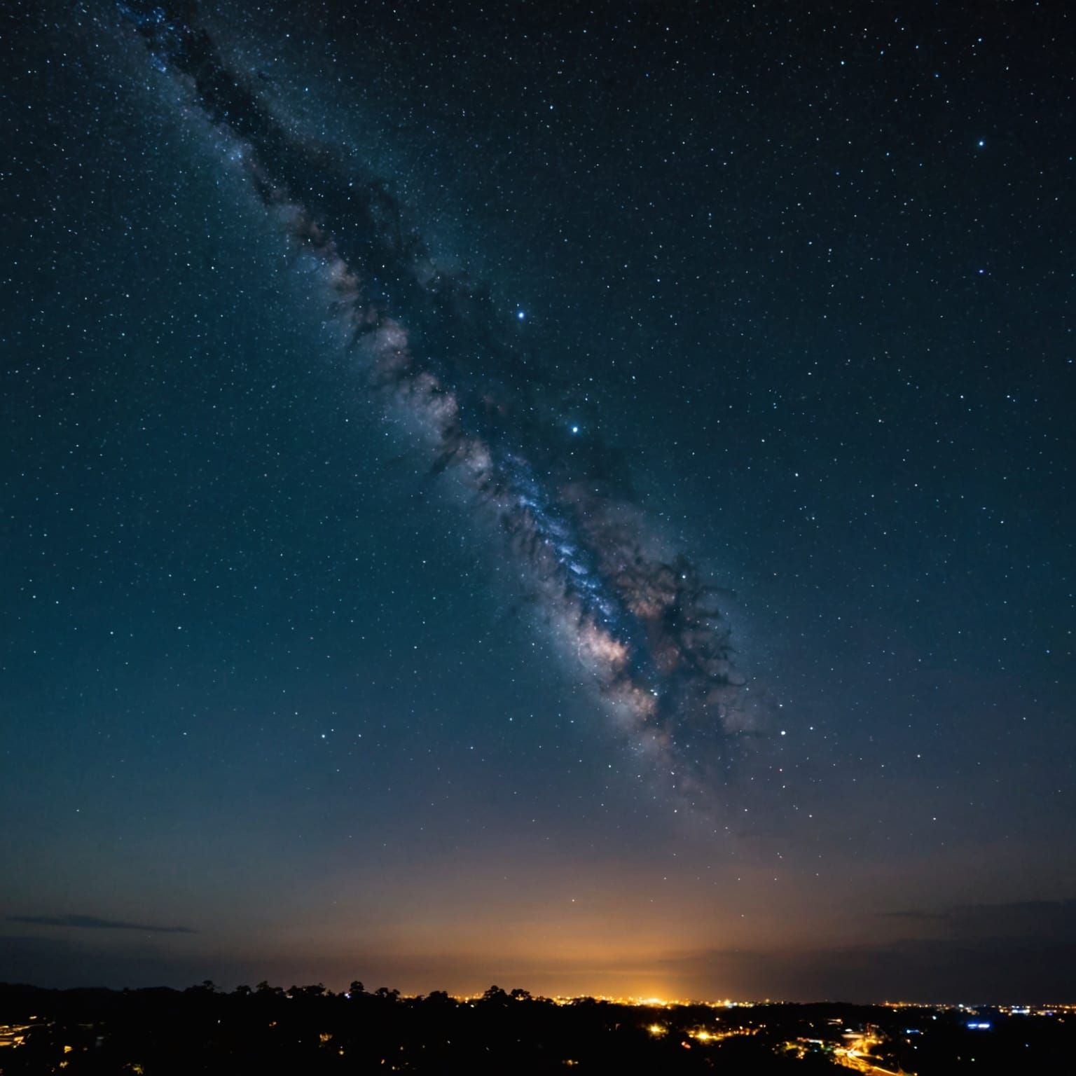 Mythical Penanggalan Soars through Evening Sky in Ethereal B...