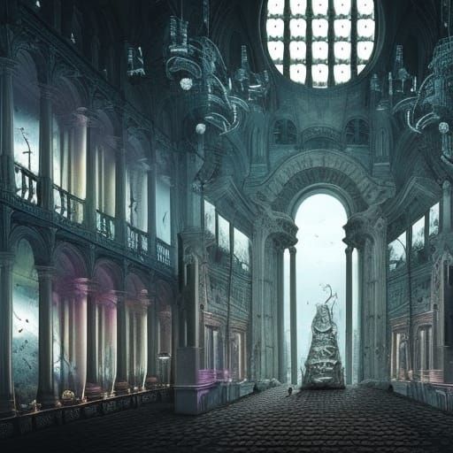 Epic Hourglass Advent Calendar: Digital Matte Painting