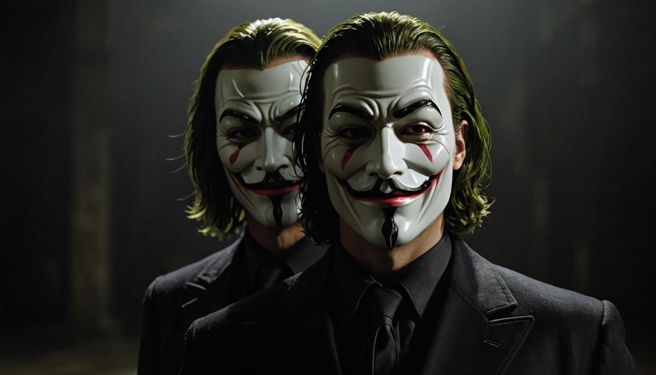 Epic Noir V in Joker Masked VFX Masterpiece