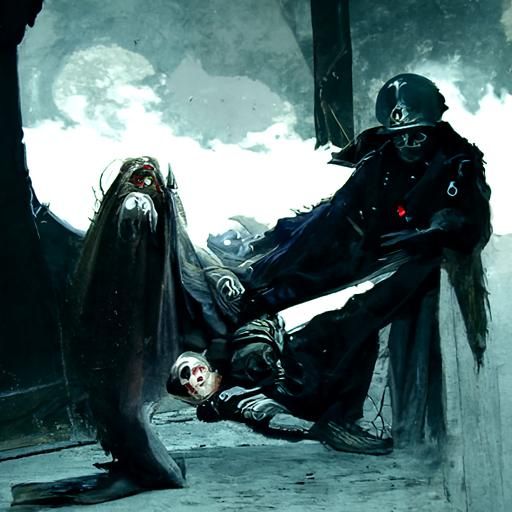 Vampire SS Officer Plunges into Darkness