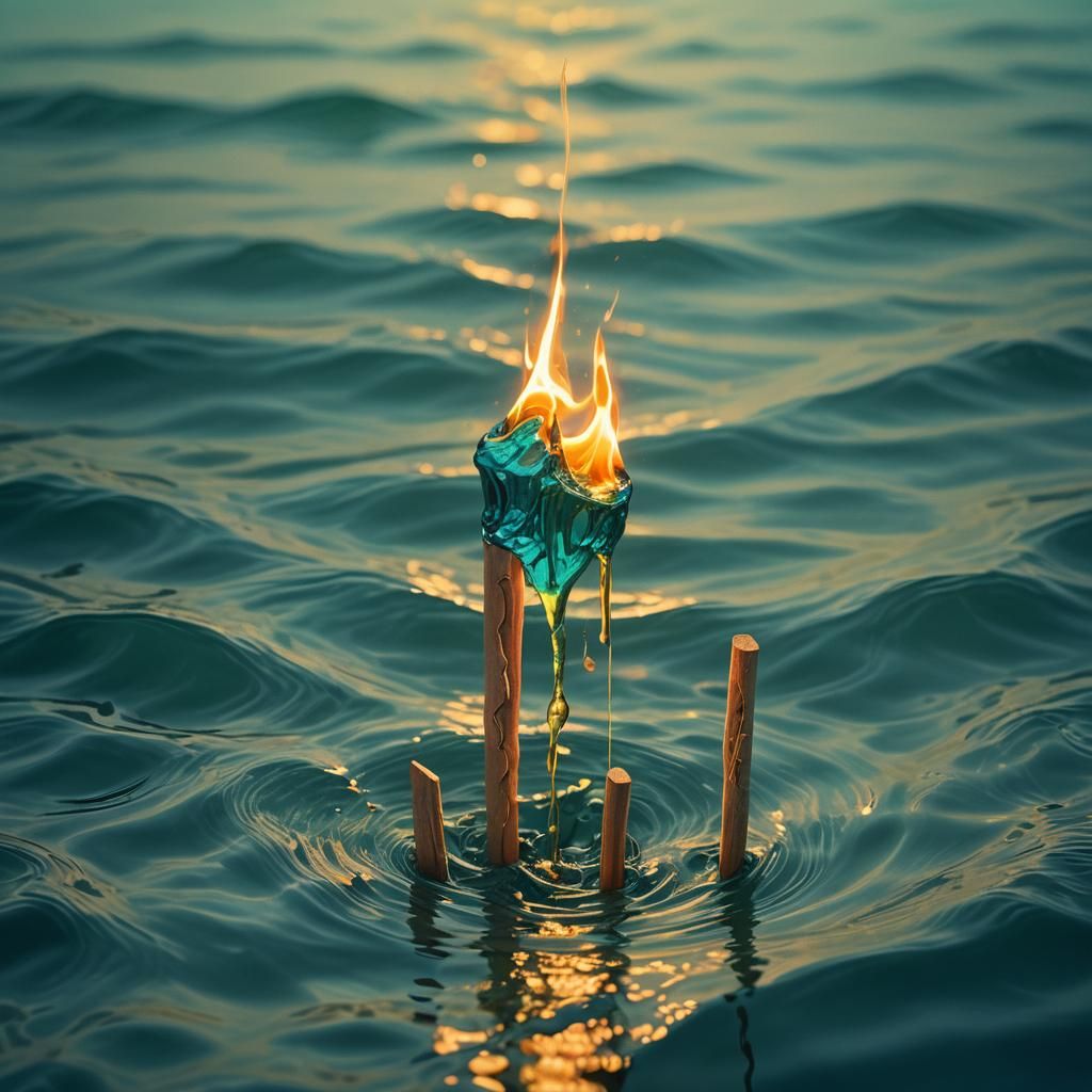 Surreal Matchstick Dives into a Dreamy Ocean