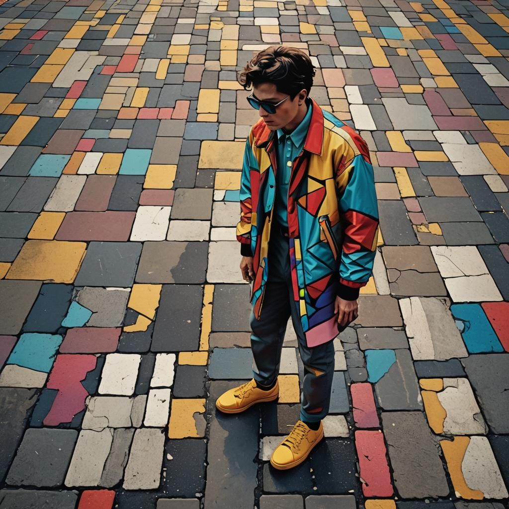 Vibrant Pop Art Depiction of Superstition