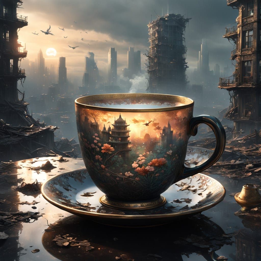 Post-apocalyptic Delicacy in Antique Glass