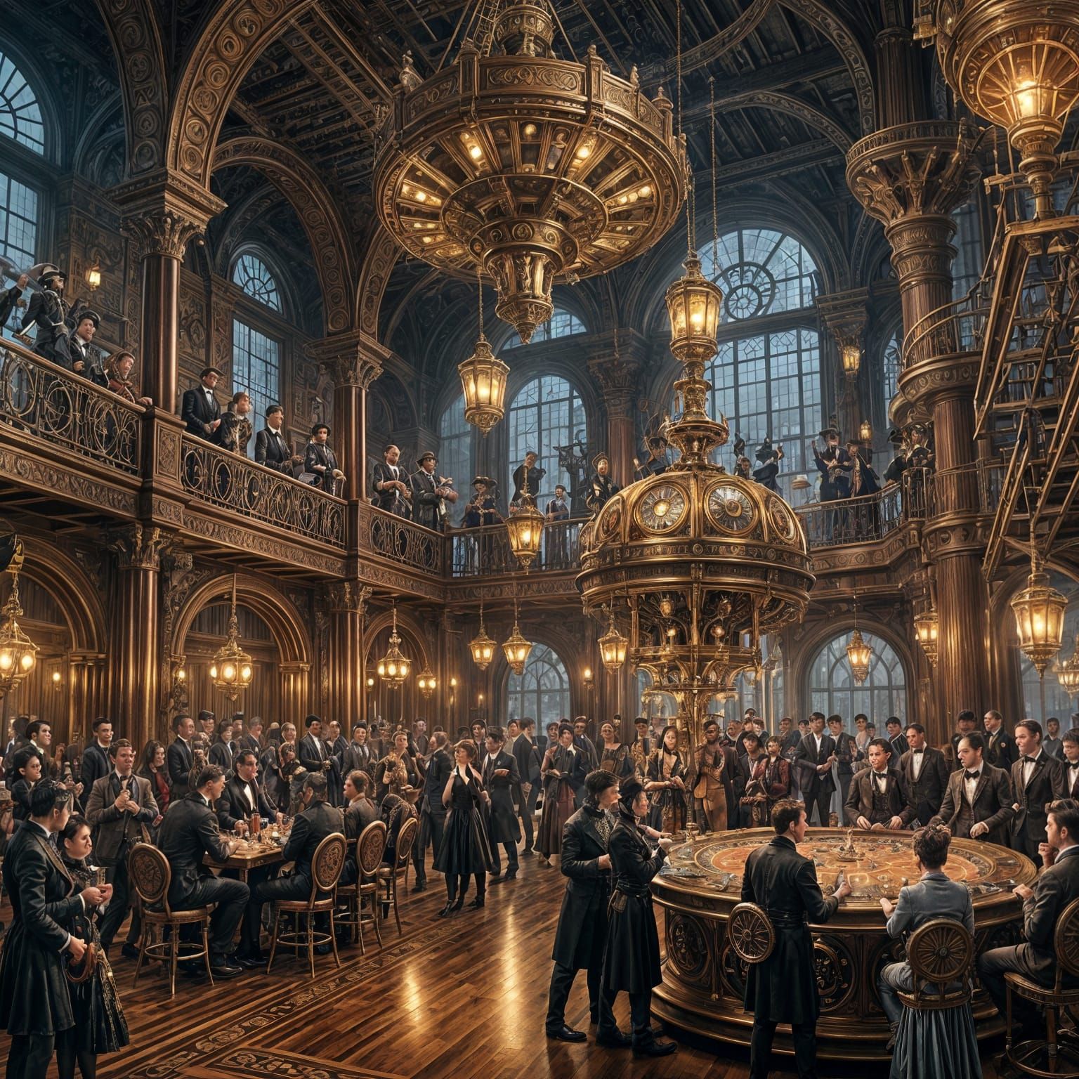 Steampunk Casino Nights in a Victorian Era