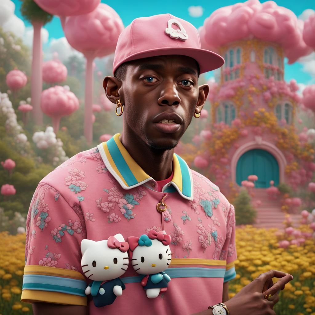 Tyler the Creator Meets Hello Kitty in a Fantastical Dreamwo...