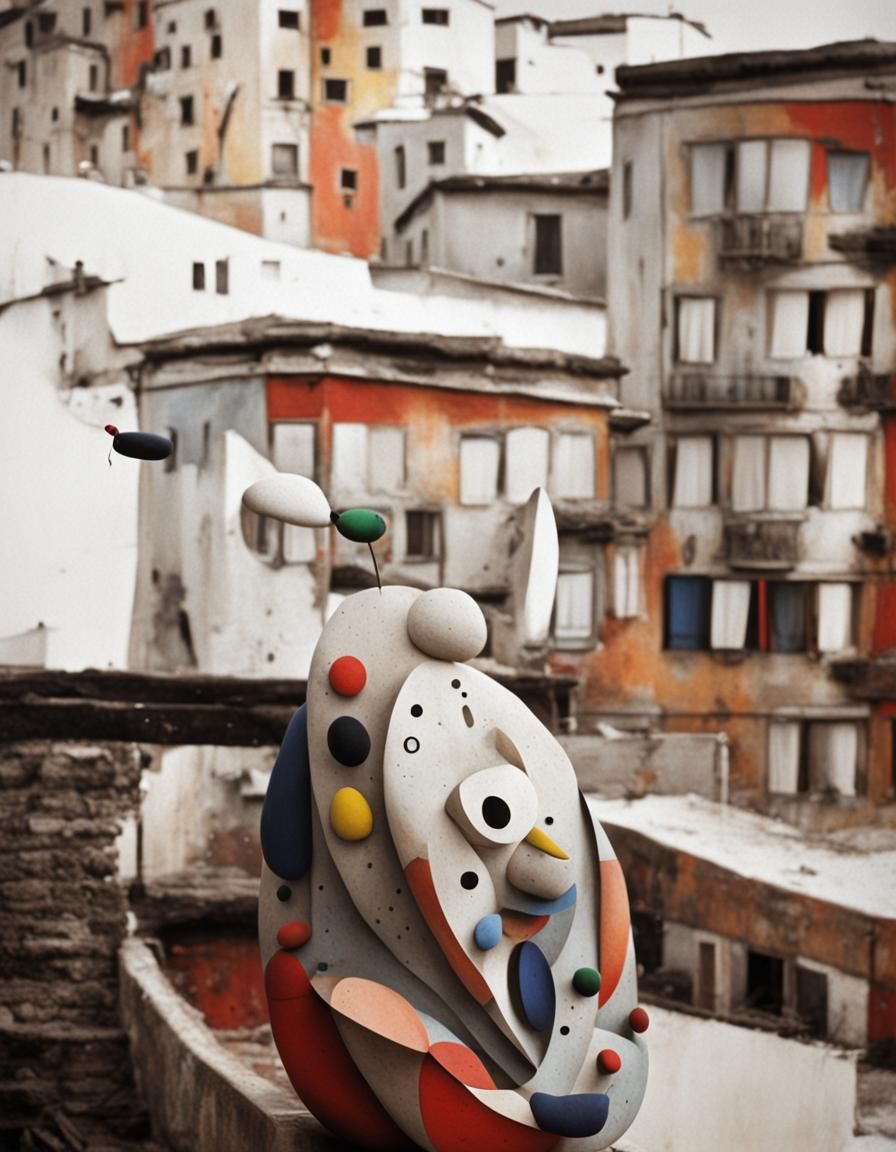 Surrealist Masterpiece in the Style of Miro