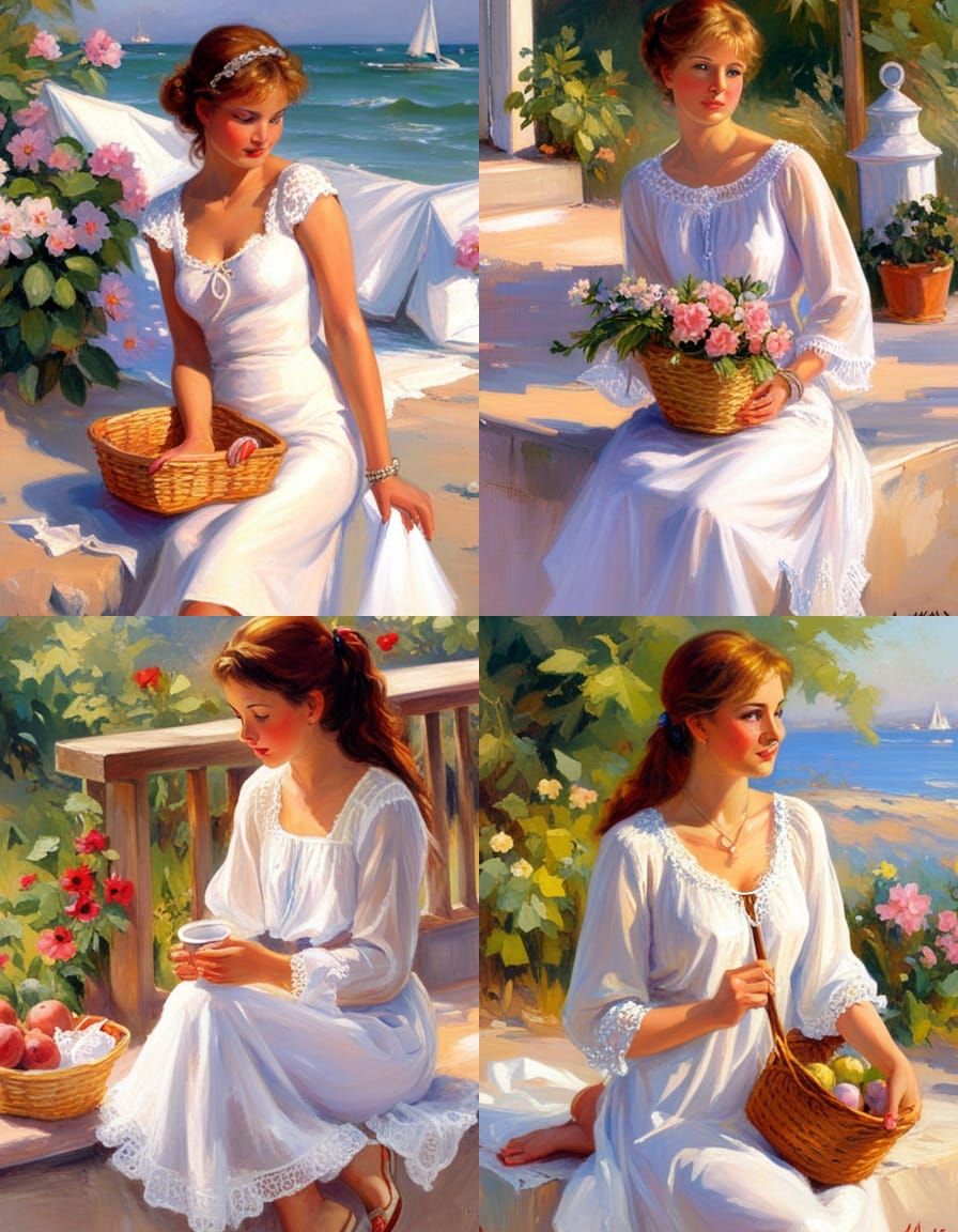 Portrait of an Artist in the Style of Alexandr Averin