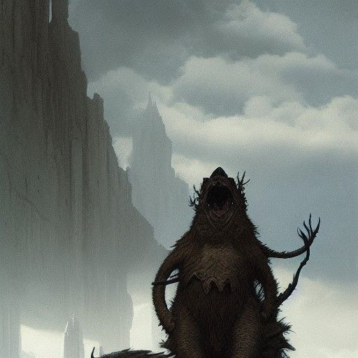 Surreal Prehistoric Landscapes with Dark Academia Horror