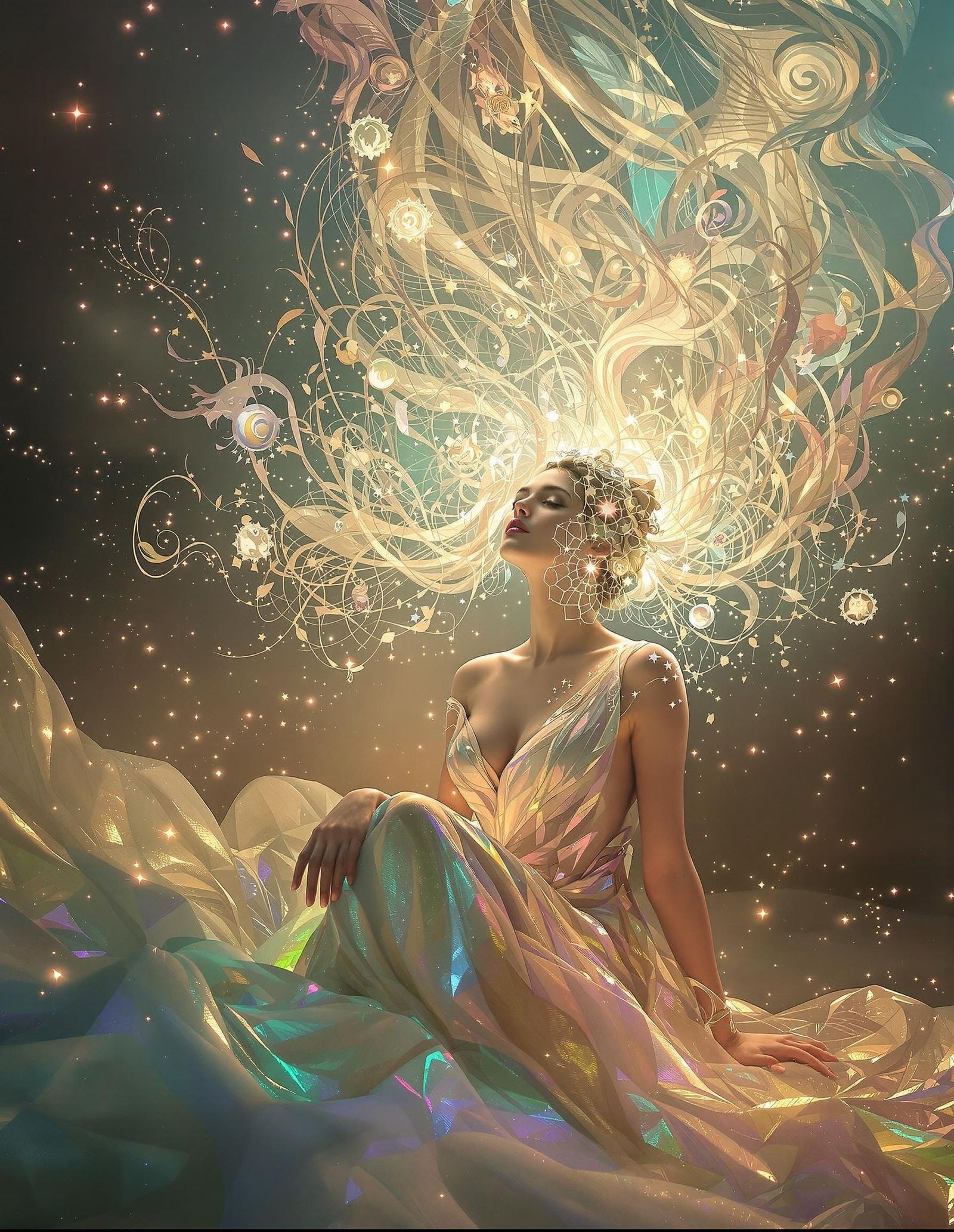 Ethereal Goddess of Light and Dreams