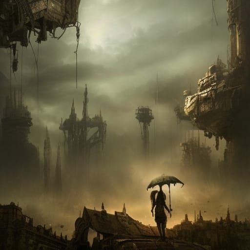 Post-Apocalyptic Wonderland in Epic Cinematic Style