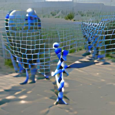 Cyberpunk Fencing Bound by Cosmic Code