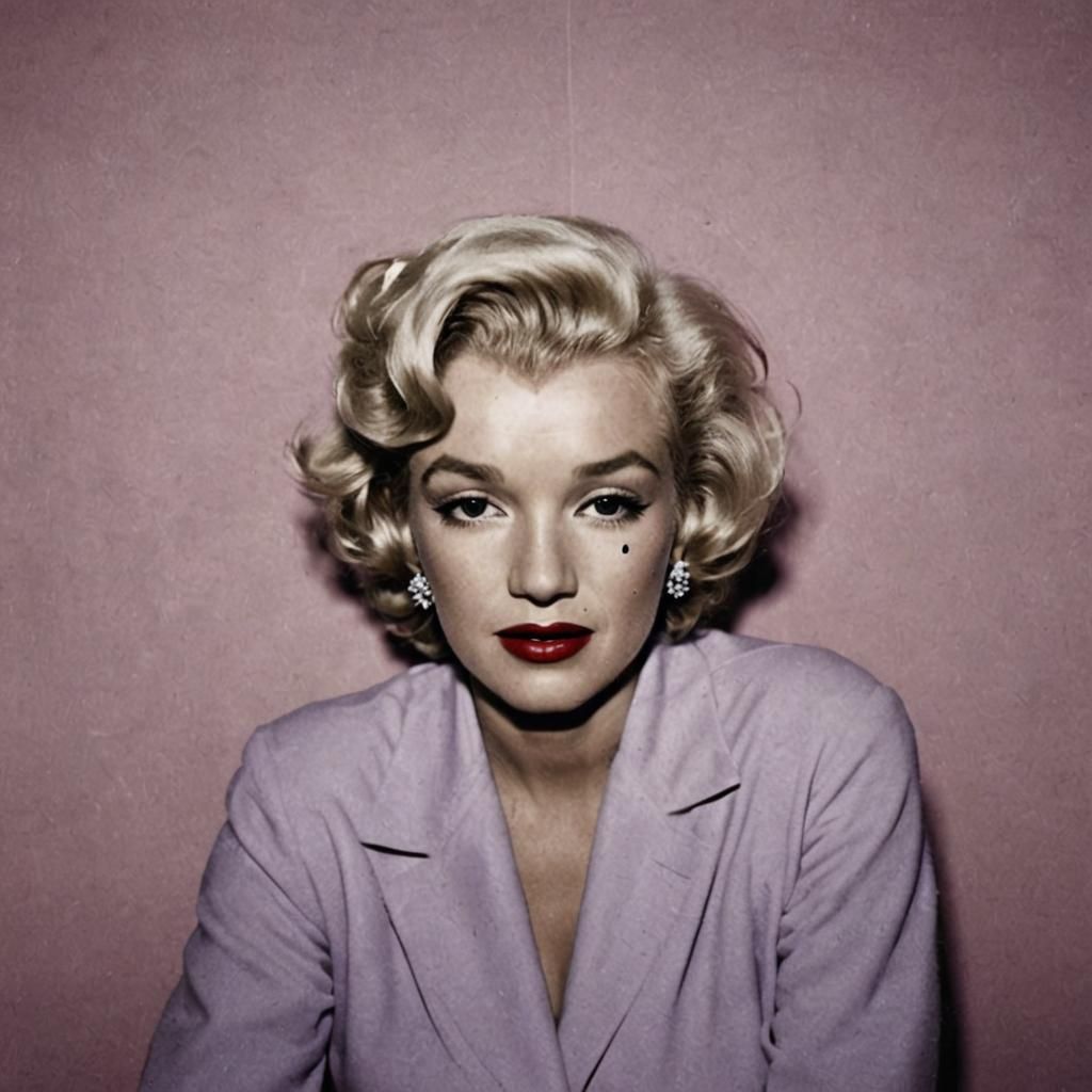 Marilyn Monroe in Vibrant Pop Art Colors