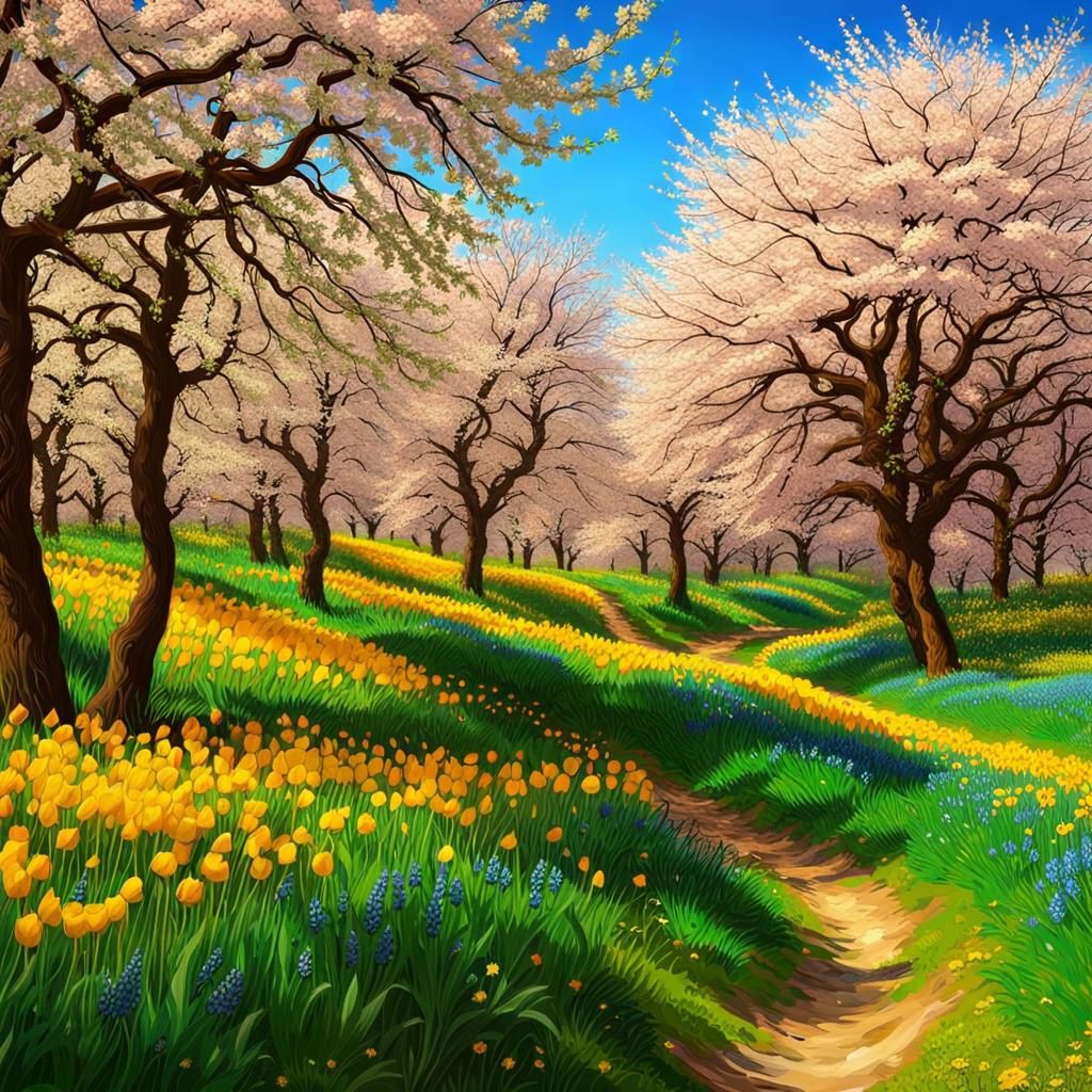 Spring Awakening in Vibrant Colors and Dance