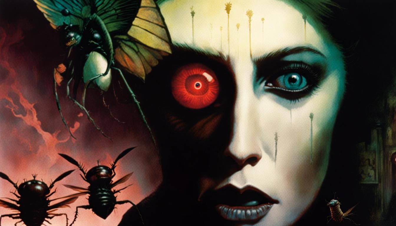 Gothic Horror Collage in Sharp Focus