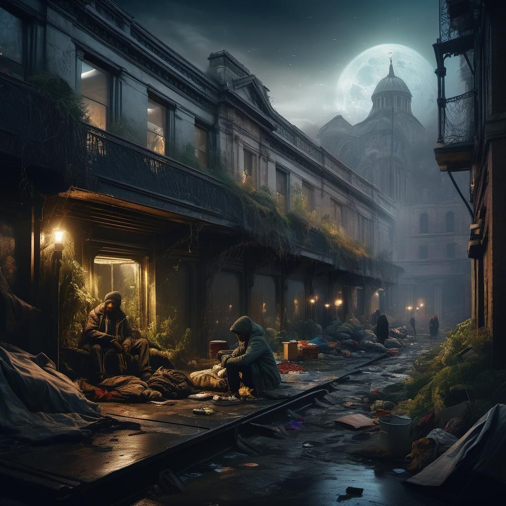 Magical Sanctuary: Homeless Children's Hideout in Digital Pa...