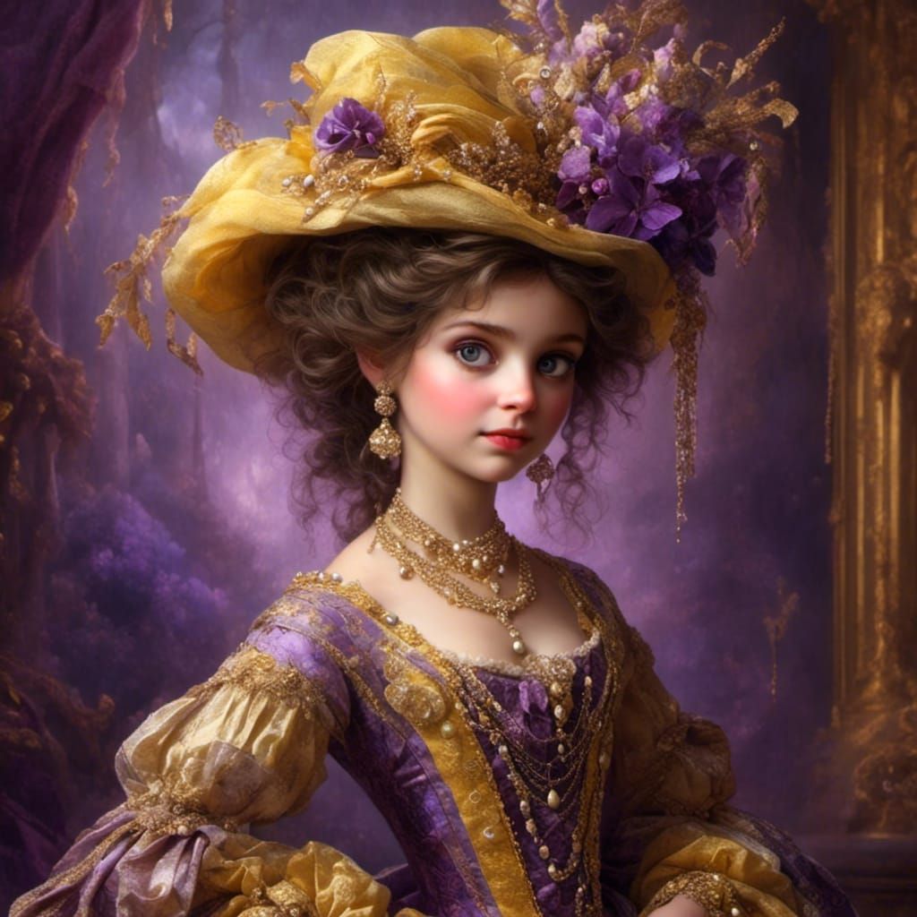 A Charming Aristocrat in Hyperrealistic Style