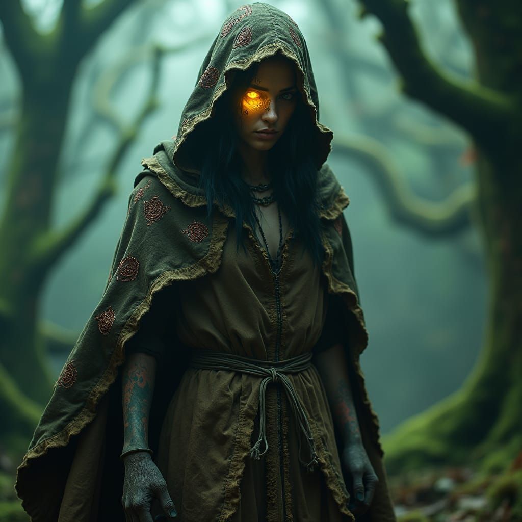 Surreal Shaman Awakens Ancient Power in Mysterious, Biopunk...