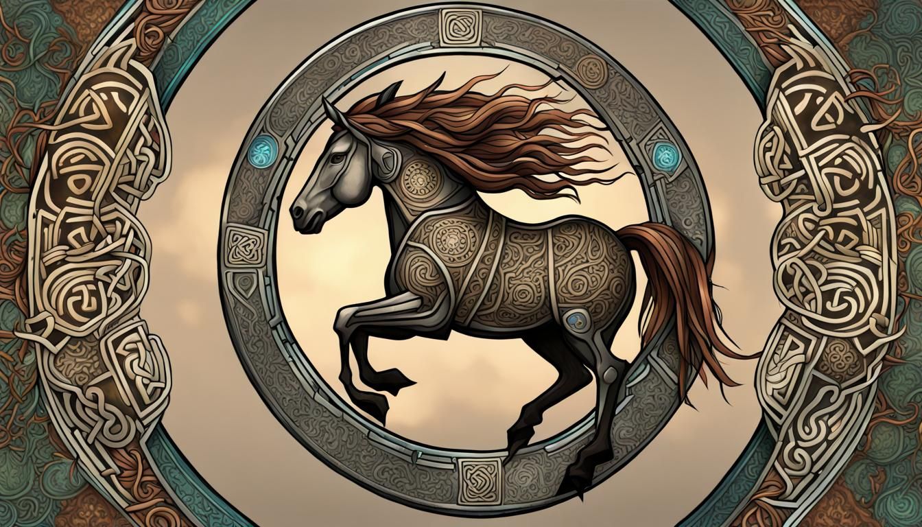 Celtic-Runic Armour in Epic 5D Graphics